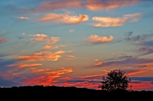 Colored Sunset